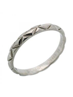 Chanel Ring Quilted Platinum 54